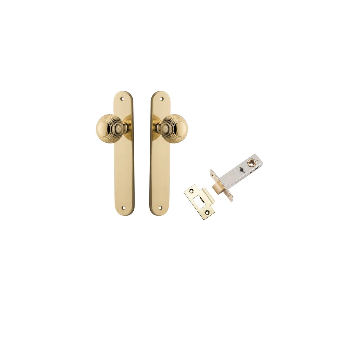 Guildford Knob - Oval Backplate Passage Kit