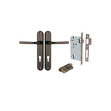 Annecy Lever - Oval Backplate Entrance Kit with High Security Lock - entrance set configuration (9 of 18)