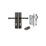 Verona Lever - Stepped Backplate Entrance Kit with High Security Lock - entrance set configuration (9 of 18)