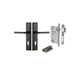 Annecy Lever - Stepped Backplate Entrance Kit with High Security Lock - entrance set configuration (9 of 18)