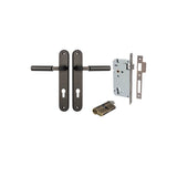 Berlin Lever - Oval Backplate Entrance Kit with High Security Lock - entrance set configuration (7 of 14)