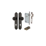Guildford Knob - Shouldered Backplate Entrance Kit with High Security Lock - entrance set configuration (9 of 18)