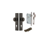 Paddington Knob - Stepped Backplate Entrance Kit with High Security Lock in Brushed Chrome - entrance set configur (18 of 18)