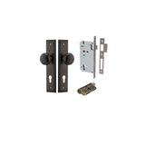 Cambridge Knob - Stepped Backplate Entrance Kit with High Security Lock - entrance set configuration (9 of 18)