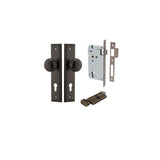 Cambridge Knob - Stepped Backplate Entrance Kit with High Security Lock - entrance set configuration (18 of 18)