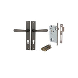 Copenhagen Lever - Rectangular Backplate Entrance Kit with High Security Lock - entrance set configuration (7 of 14)