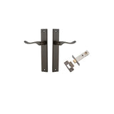 Stirling Lever - Rectangular Backplate Passage Kit in Signature Brass - full product view