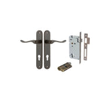 Stirling Lever - Oval Backplate Entrance Kit with High Security Lock - entrance set configuration (8 of 16)