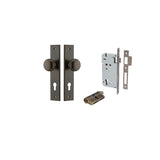 Cambridge Knob - Chamfered Backplate Entrance Kit with High Security Lock - entrance set configuration (9 of 18)