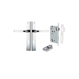 Annecy Lever - Rectangular Backplate Entrance Kit with High Security Lock - entrance set configuration (6 of 18)