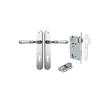 Verona Lever - Oval Backplate Entrance Kit with High Security Lock - entrance set configuration (6 of 18)