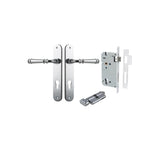 Verona Lever - Oval Backplate Entrance Kit with High Security Lock - entrance set configuration (15 of 18)