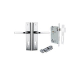 Annecy Lever - Stepped Backplate Entrance Kit with High Security Lock - entrance set configuration (15 of 18)