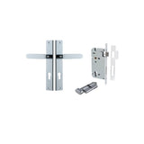 Bronte Lever - Rectangular Backplate Entrance Kit with High Security Lock in Brushed Brass - entrance set configur (12 of 14)
