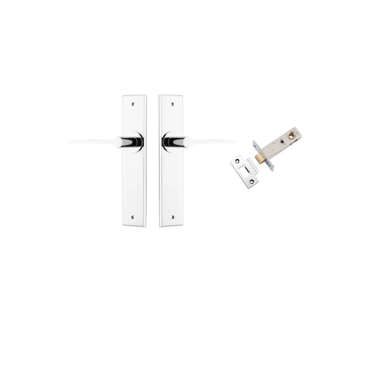 Como Lever - Chamfered Backplate Passage Kit