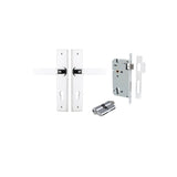 Bronte Lever - Chamfered Backplate Entrance Kit with High Security Lock - entrance set configuration (5 of 14)
