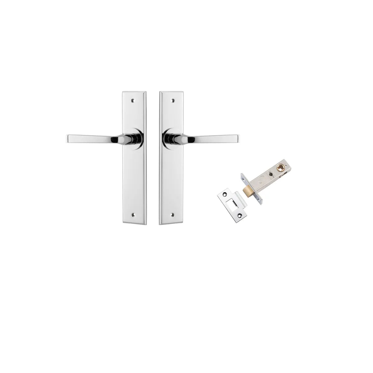 Annecy Lever - Chamfered Backplate Passage Kit