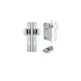 Cambridge Knob - Rectangular Backplate Entrance Kit with High Security Lock - entrance set configuration (5 of 18)