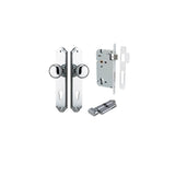 Cambridge Knob - Shouldered Backplate Entrance Kit with High Security Lock - entrance set configuration (15 of 18)