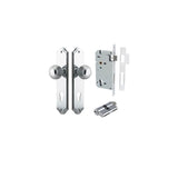 Guildford Knob - Shouldered Backplate Entrance Kit with High Security Lock - entrance set configuration (6 of 18)