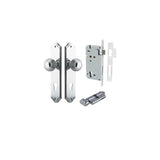 Guildford Knob - Shouldered Backplate Entrance Kit with High Security Lock - entrance set configuration (15 of 18)