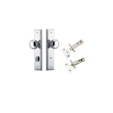 Paddington Knob - Stepped Backplate Privacy Kit with Privacy Turn in Brushed Chrome - privacy set configuration (6 of 9)
