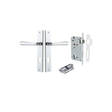 Copenhagen Lever - Rectangular Backplate Entrance Kit with High Security Lock - entrance set configuration (5 of 14)