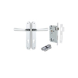 Copenhagen Lever - Oval Backplate Entrance Kit with High Security Lock - entrance set configuration (5 of 14)
