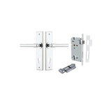 Helsinki Lever - Chamfered Backplate Entrance Kit with High Security Lock - entrance set configuration (12 of 14)
