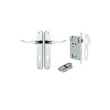 Stirling Lever - Oval Backplate Entrance Kit with High Security Lock - entrance set configuration (6 of 16)