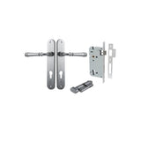 Verona Lever - Oval Backplate Entrance Kit with High Security Lock - entrance set configuration (11 of 18)