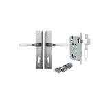 Annecy Lever - Stepped Backplate Entrance Kit with High Security Lock - entrance set configuration (11 of 18)
