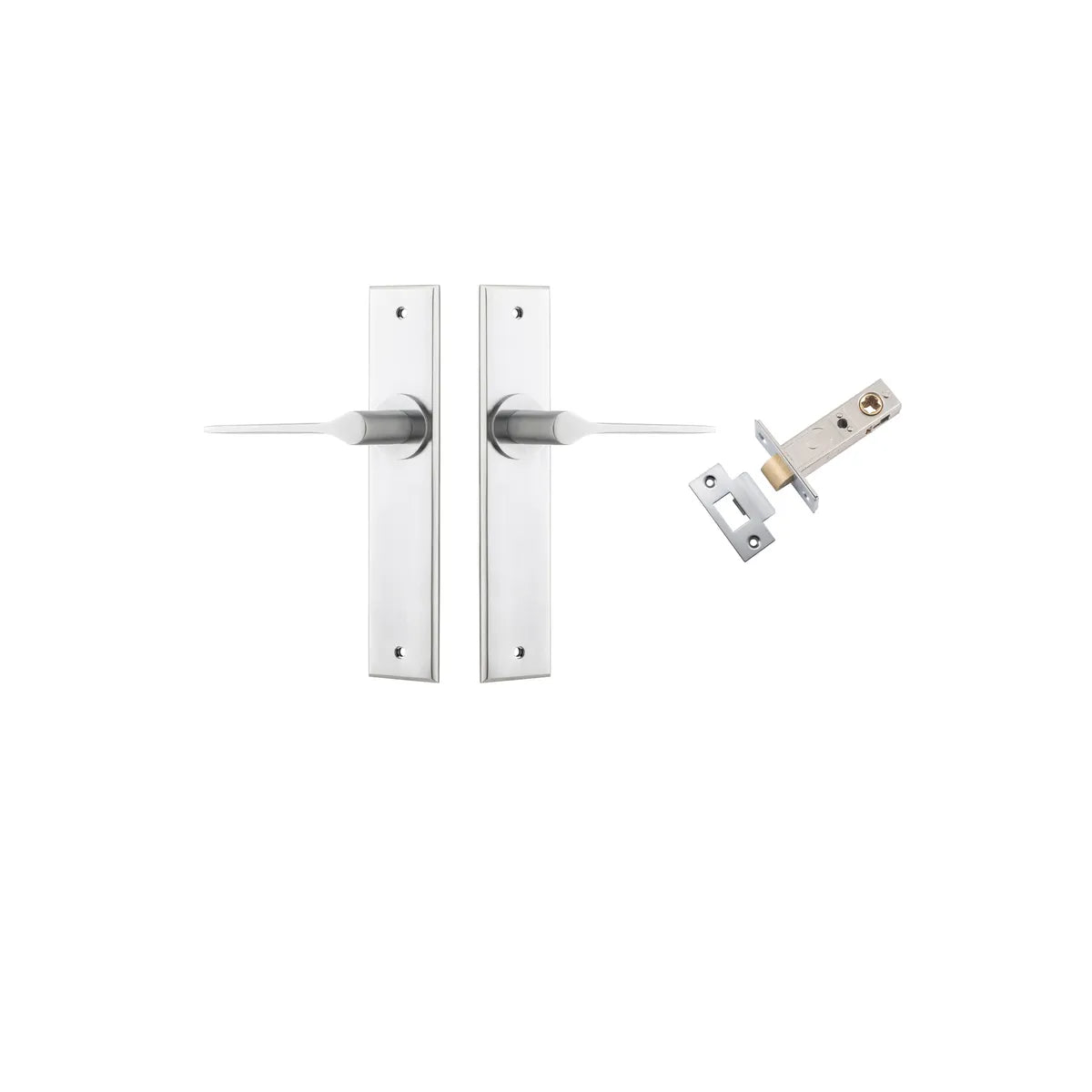 Como Lever - Chamfered Backplate Passage Kit
