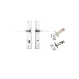 Como Lever - Chamfered Backplate Privacy Kit