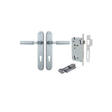 Berlin Lever - Oval Backplate Entrance Kit with High Security Lock - entrance set configuration (9 of 14)