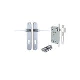 Como Lever - Oval Backplate Entrance Kit with High Security Lock - entrance set configuration (2 of 14)