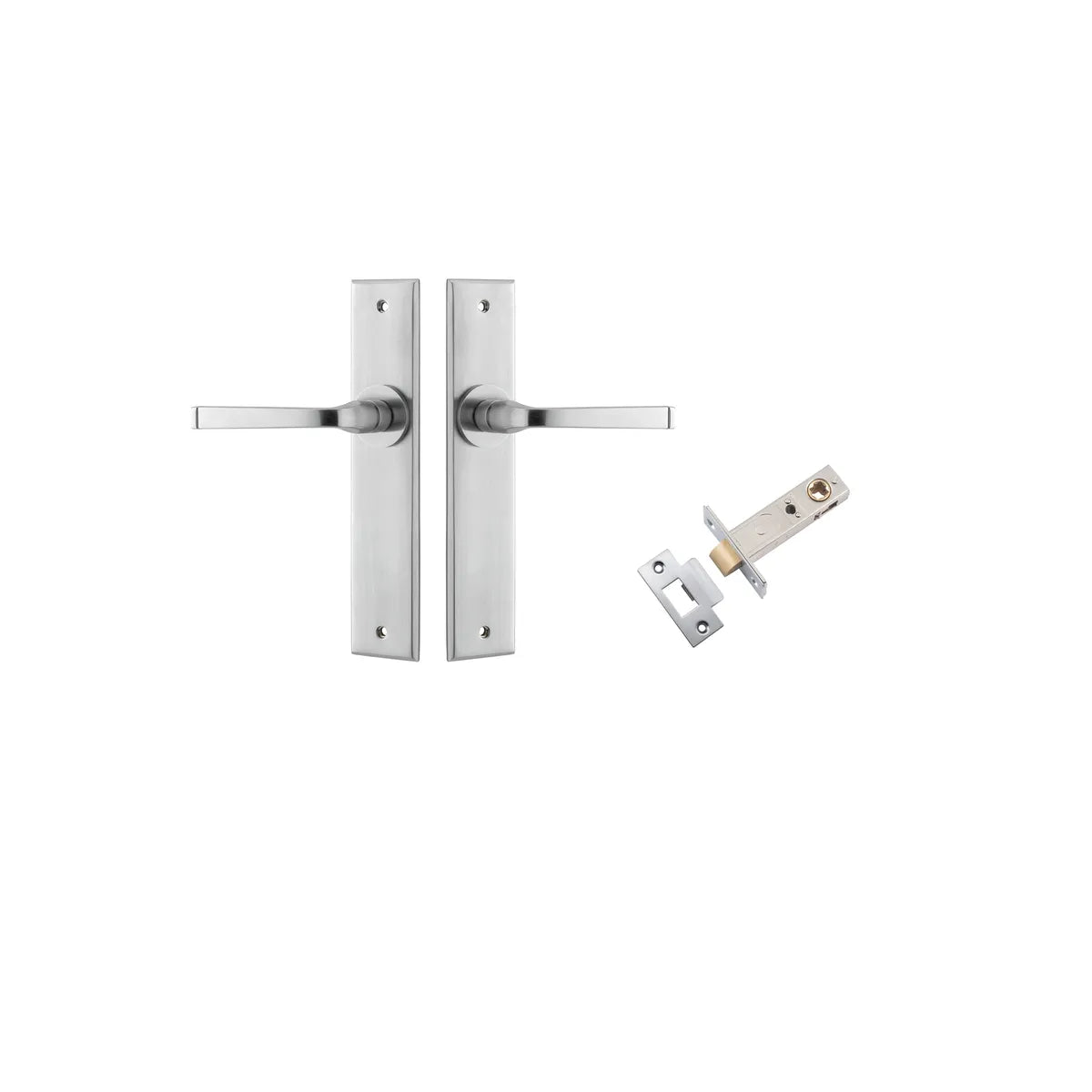 Annecy Lever - Chamfered Backplate Passage Kit