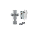Guildford Knob - Rectangular Backplate Entrance Kit with High Security Lock - entrance set configuration (11 of 18)