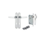 Osaka Lever - Oval Backplate Entrance Kit with High Security Lock - entrance set configuration (8 of 12)