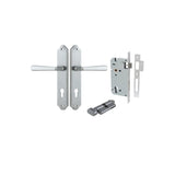 Copenhagen Lever - Shouldered Backplate Entrance Kit with High Security Lock - entrance set configuration (9 of 14)