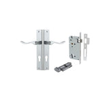 Stirling Lever - Rectangular Backplate Entrance Kit with High Security Lock - entrance set configuration (10 of 16)