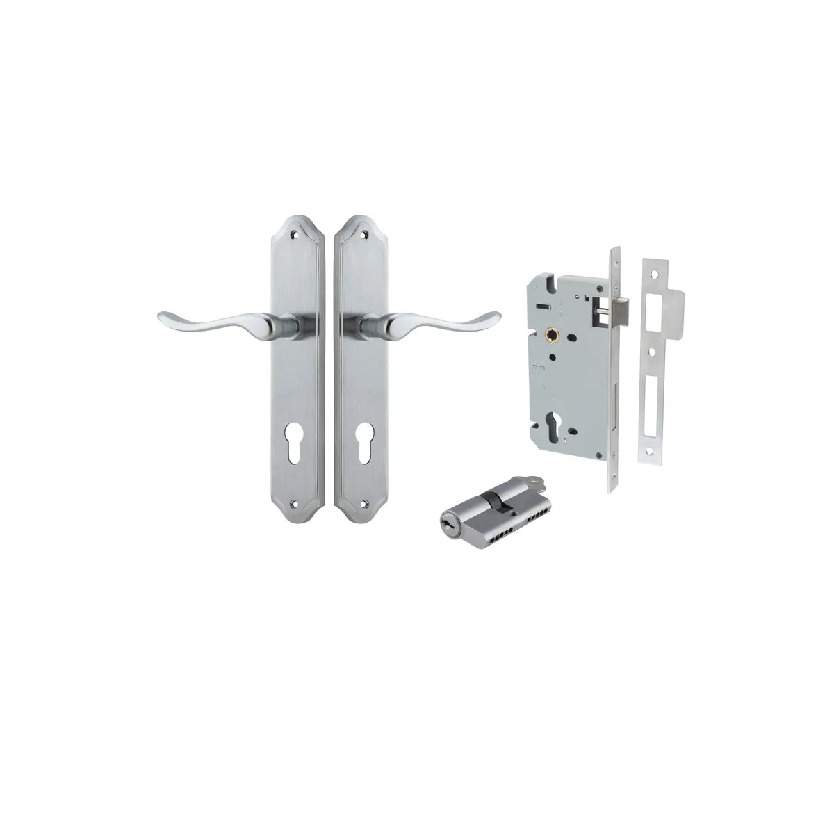 Stirling Lever - Shouldered Backplate Entrance Kit with High Security Lock