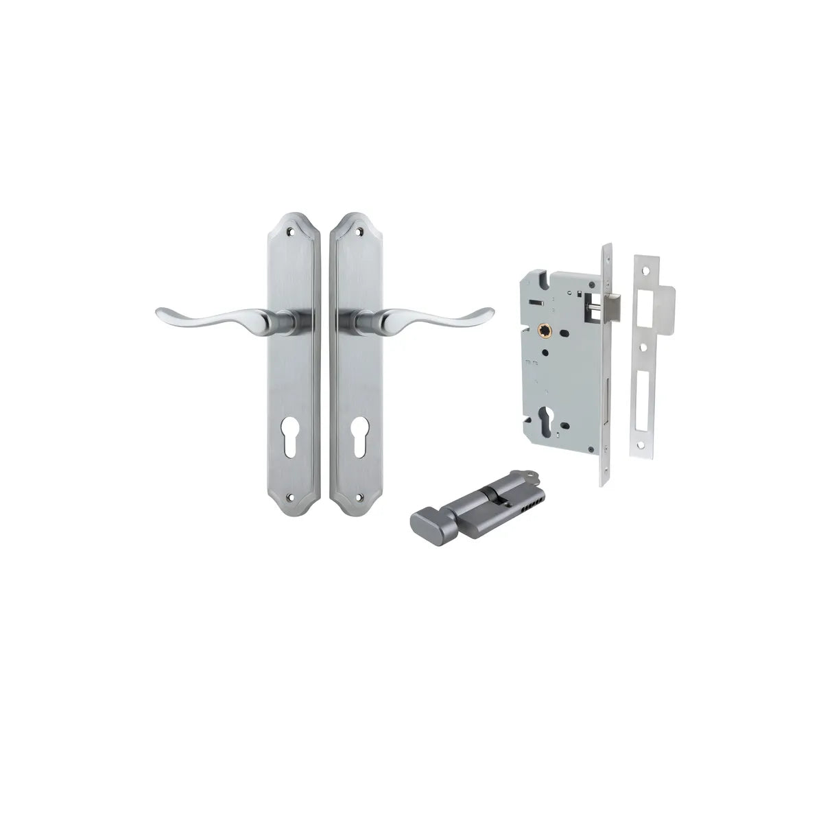 Stirling Lever - Shouldered Backplate Entrance Kit with High Security Lock