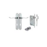 Stirling Lever - Oval Backplate Entrance Kit with High Security Lock - entrance set configuration (2 of 16)