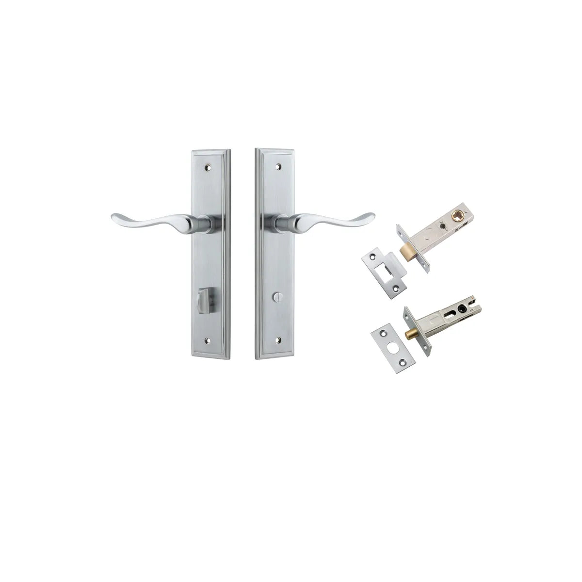 Stirling Lever - Stepped Backplate Privacy Kit with Privacy Turn