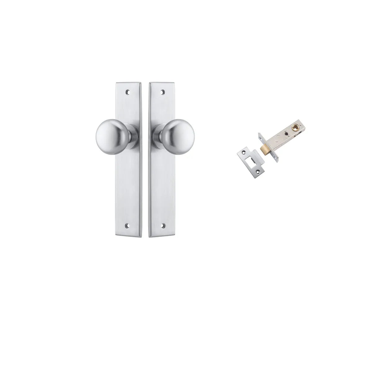 Cambridge Knob - Chamfered Backplate Passage Kit