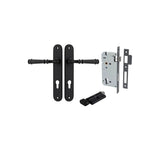 Verona Lever - Oval Backplate Entrance Kit with High Security Lock - entrance set configuration (13 of 18)