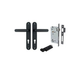 Bronte Lever - Oval Backplate Entrance Kit with High Security Lock - entrance set configuration (10 of 14)