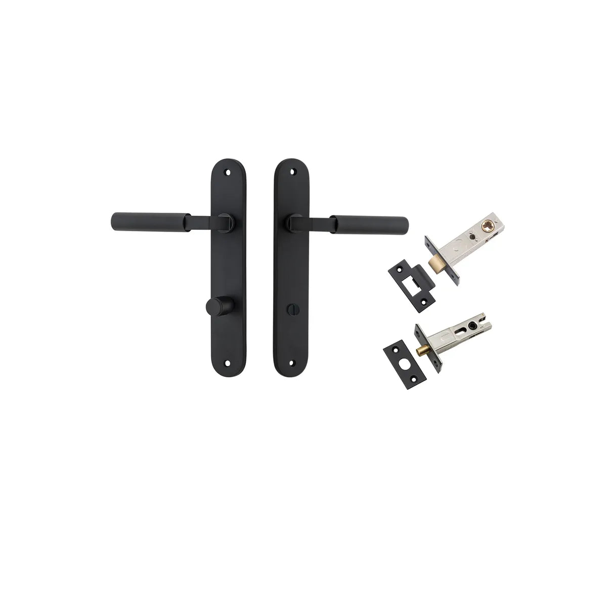 Berlin Lever - Oval Backplate Privacy Kit