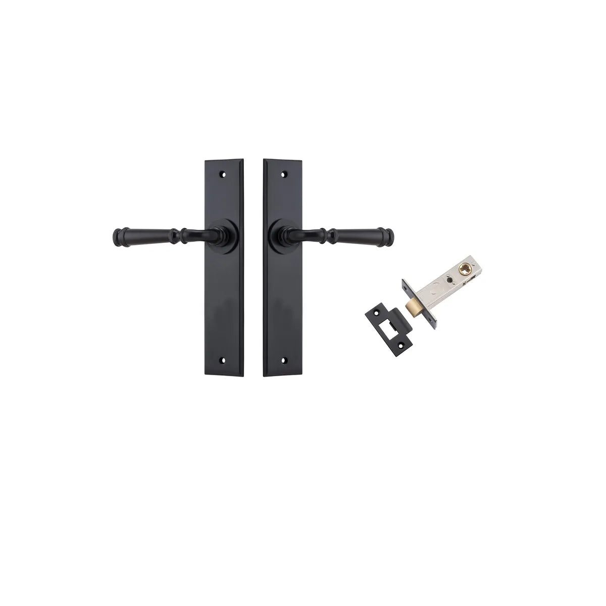 Verona Lever - Chamfered  Backplate Passage Kit